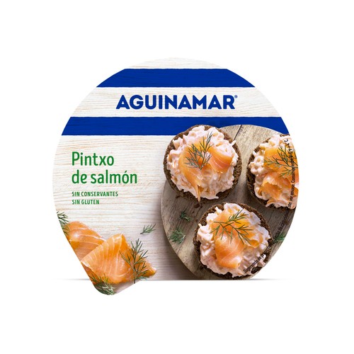 AGUINAMAR Pintxo de salmón ahumado AGUINAMAR 180 g.