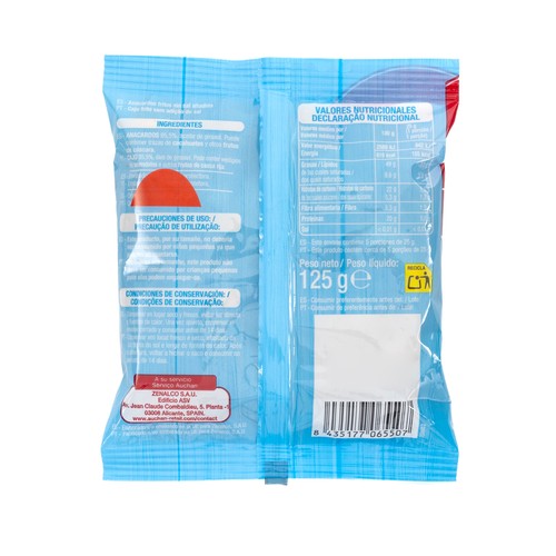 PRODUCTO ALCAMPO Anacardos fritos sin sal añadida 125 g.