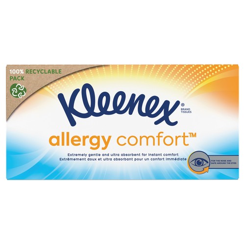 KLEENEX Tisues de celulosa faciales KLEENEX ALLERGY CONFORT 56 56 uds.