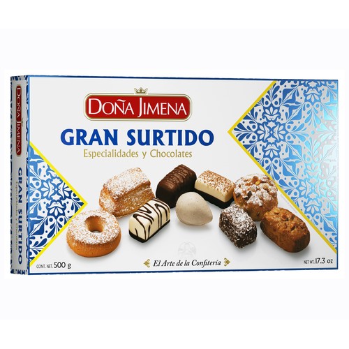 DOÑA JIMENA Surtido especialidades y chocolates 500 g.