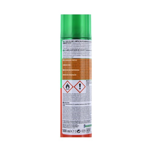 Limpiador de salpicaderos de 500 mililitros con acabado brillante y olor a fresa TURTLE WAX.