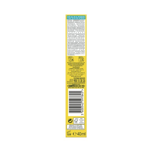 GARNIER Pure active Crema de uso diaro con FPS50+ y acción anti-imperfecciones 40 ml.