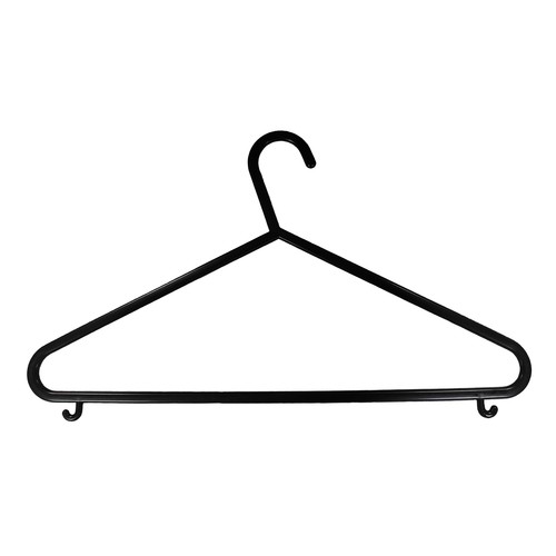 Pack de 10 perchas de plástico, ACTUEL.