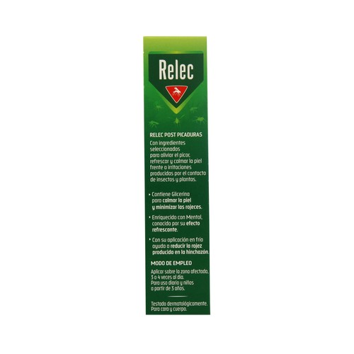 RELEC Loción en roll-on efecto refrescante para despues de las picaduras RELEC 15 ml.