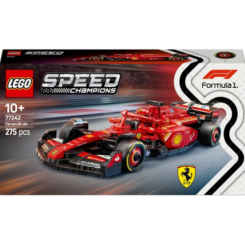 LEGO Speed Champions coche de carreras Ferrari SF-24 F1.