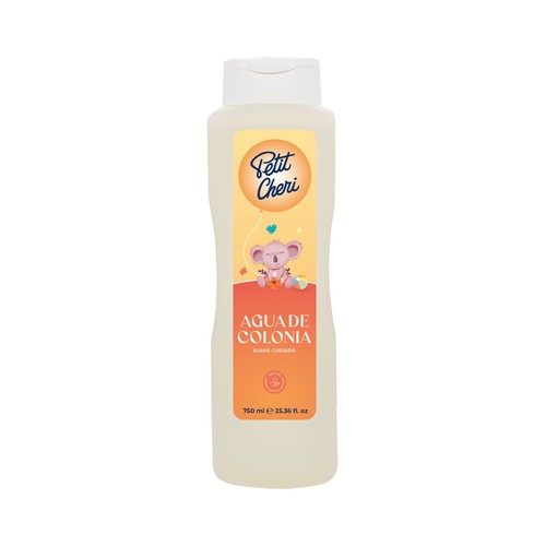 PETIT CHERI Agua de colonia suave, dermatológicamente testada 750 ml.