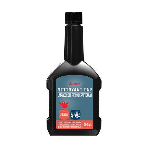 Limpiador de filtros de partículas diésel 300 ml, AUCHAN.