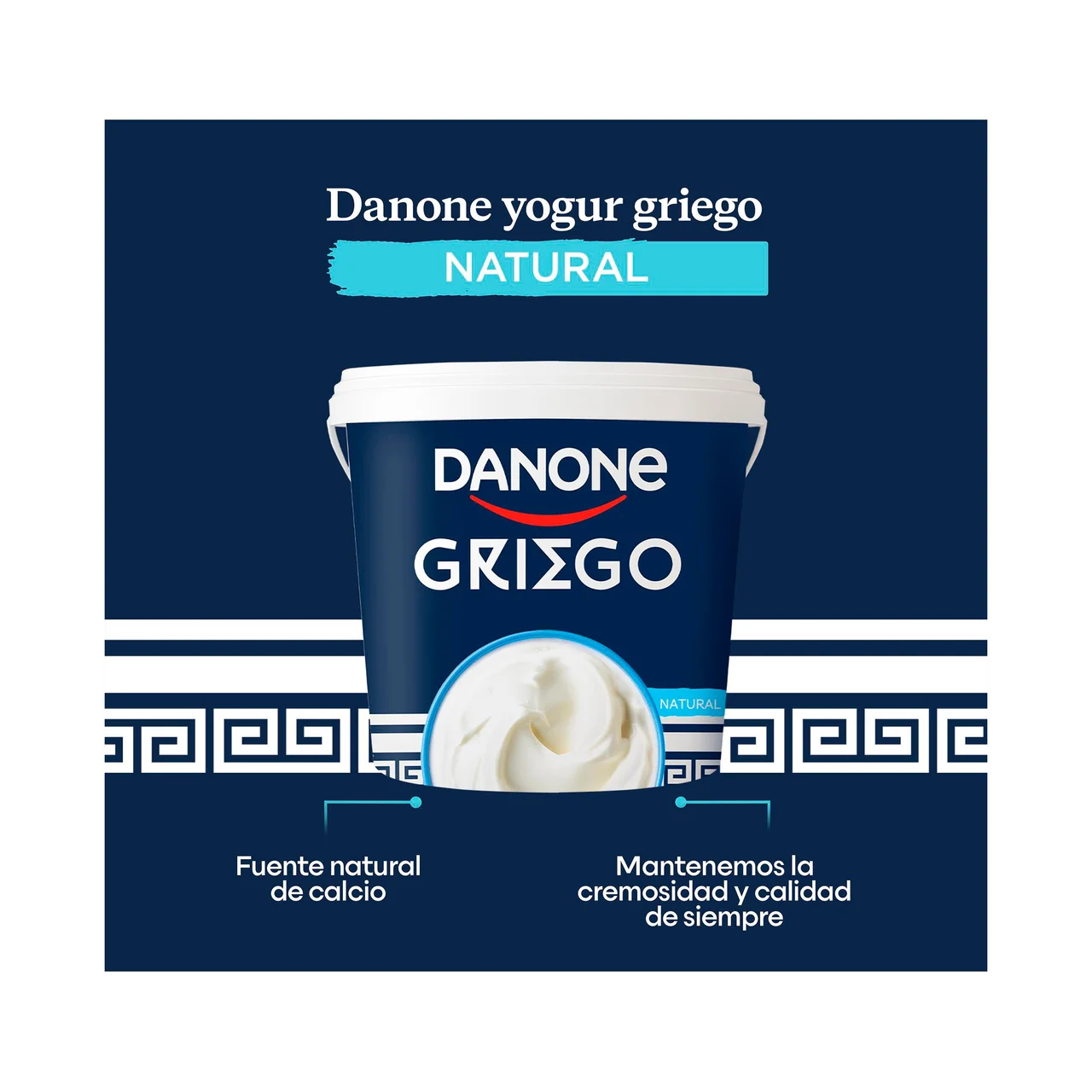 Yogur griego natural 920 g.