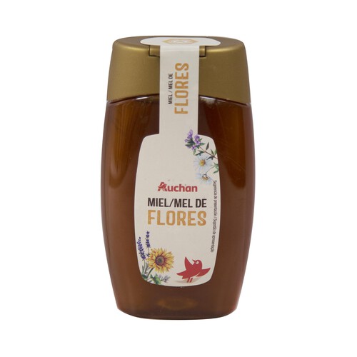 PRODUCTO ALCAMPO Miel de flores con dosificador anti goteo 500 g.