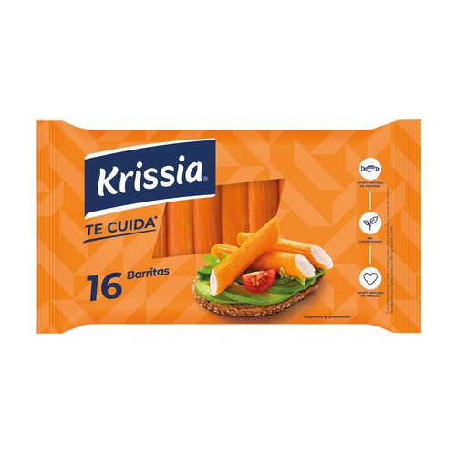 Barritas de surimi KRISSIA 16 uds. 240 g,