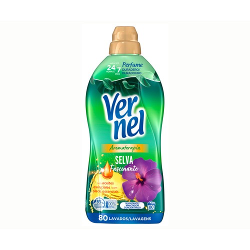 VERNEL Suavizante vernel selva 80 ds 1400 ml