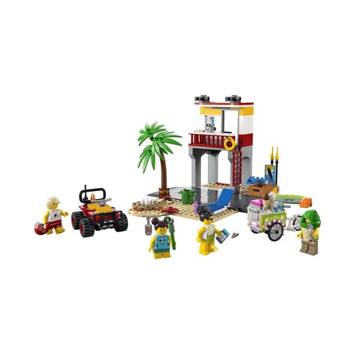 Base de Socorristas en la Playa con 211 piezas, LEGO CITY 60328.