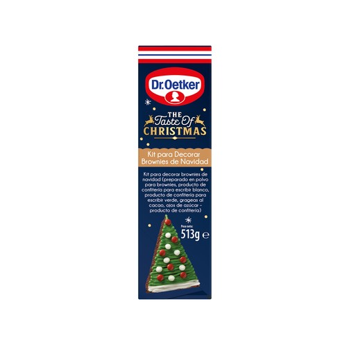 DR. OETKER Kit para decorar brownies de Navidad Dr. OETKER 513 gg.