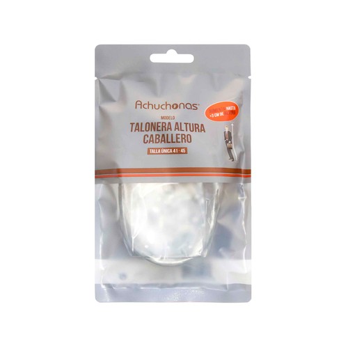 Talonera altura caballero ACHUCHONAS, aumenta hasta 3cm.