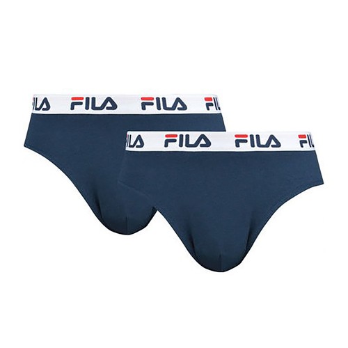 Pack 2 slip FILA, color navy, talla S