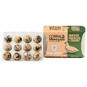 MONEGROS Huevos de codorniz frescos 12 uds.