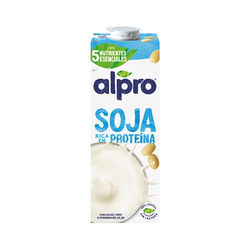 ALPRO Bebida de soja, 100% vegetal, rica en proteína vegetal  1 l.