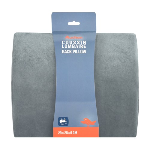 Almohada para el cuello, color negro, AUCHAN.
