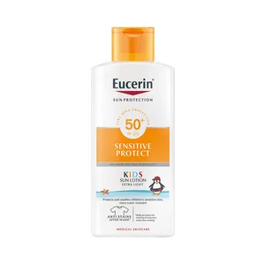 EUCERIN Sensitive protect Loción solar infantil con factor de protección 50+ (muy alto) 400 ml.
