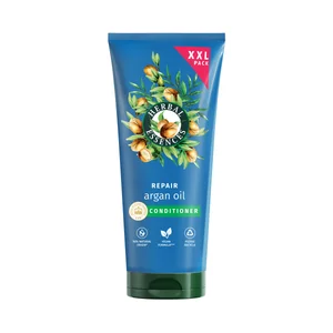 HERBAL ESSENCES Acondicionador reparador con aceite de argán, para cabellos dañados 350 ml.