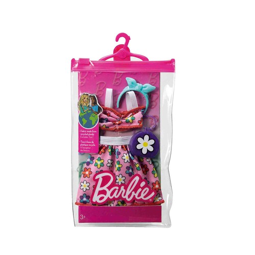 BARBIE Look completo Ropa para muñecas y accesorios de juguete, regalo para niños y niñas +3 años, modelos surtidos MATTEL GWD96.