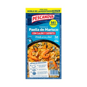 Preparado de paella de marisco 430 g.