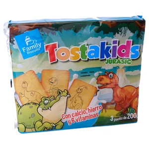TOSTAKIDS Family Galletas infantiles 600 g.