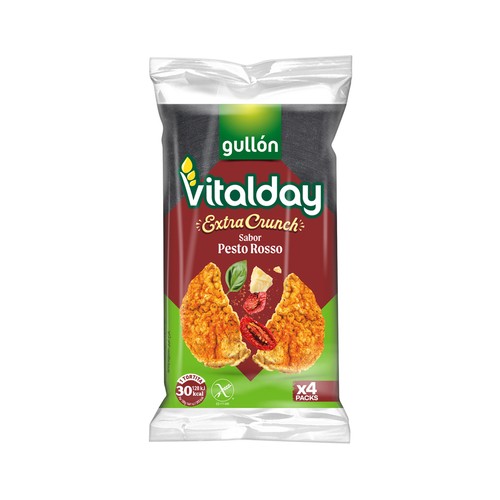 VITALDAY Tortitas de maíz crunch pesto rosso 93 g