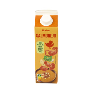 Imagen de AUCHAN Salmorejo con aceite de oliva virgen extra 1 l. Producto Alcampo