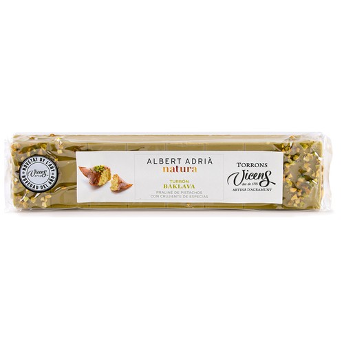 VICENS Turrón de pistachos Baklava 300 g.