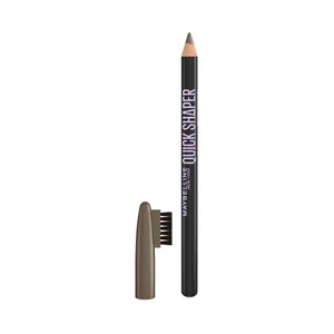 MAYBELLINE Quick shaper tono 04 Medium brown Lápiz moldeador de cejas con acabado natural.