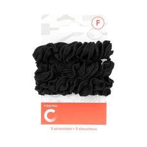 COSMIA Coletero mediano de color negro COSMIA 3 uds.