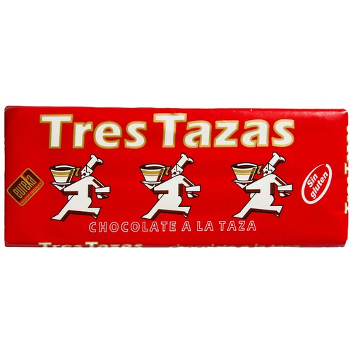 TRES TAZAS Chocolate a la taza sin gluten 200 g.