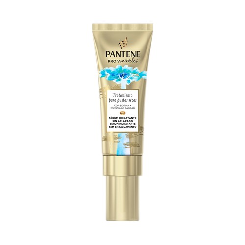 PANTENE Sérum capilar hidratante sin aclarado, para puntas secas PANTENE Hydra pro miracles 70 ml.