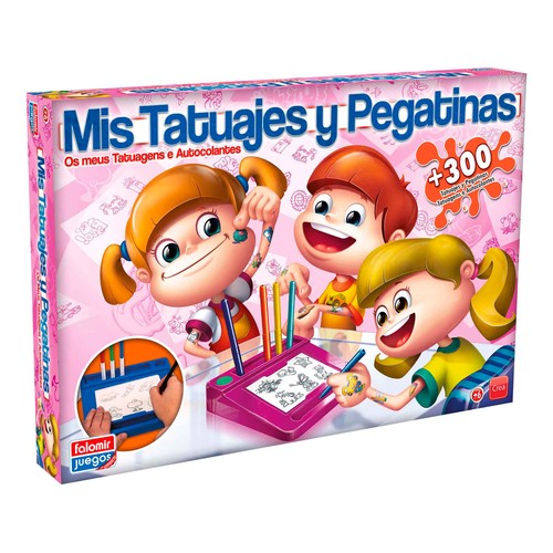 Centro de creación de tatuajes y pegatinas FALOMIR JUEGOS.