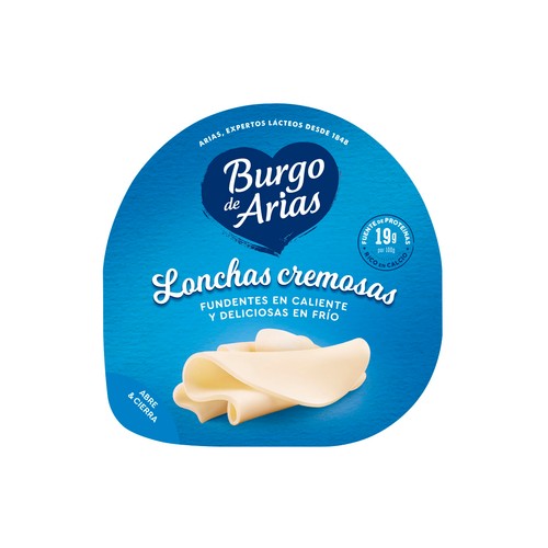 BURGO DE ARIAS Queso en lonchas BURGO DE ARIAS 125 g.