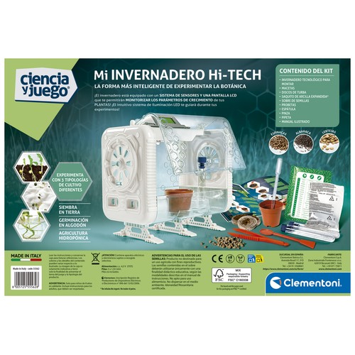 Mi Invernadero Hi Tech Tecnológico +8 Años, Ciencia y Juego CLEMENTONI