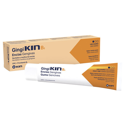 KIN Pasta de dientes especial para el cuidado de las encías KIN Gingi B5 125 ml.