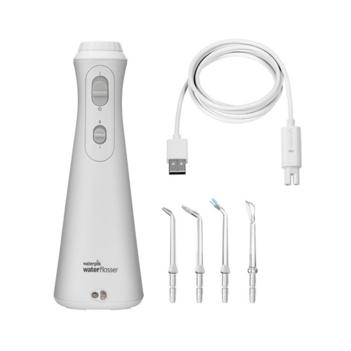  Irrigador oral inalámbrico WATERPIK WP-490, 2 número de programas, 4 cabezales, depósito de agua 210 ml