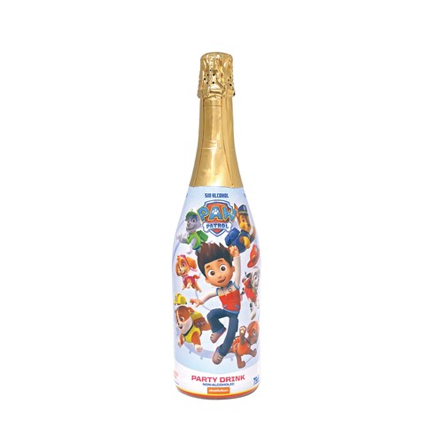 ESPADAFOR Bebida refrescante aromatizada con azúcar y edulcorantes, Patrulla canina Ryder 75 cl.