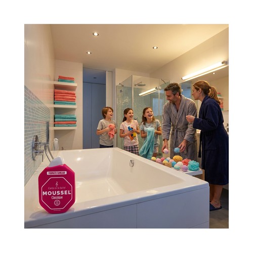 MOUSSEL Classique Gel de baño o ducha con pH neutro y aceites esenciales 900 ml.