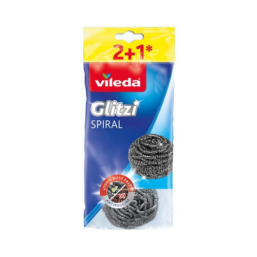 VILEDA Estropajo Inox Spirale VILEDA 2+1 uds.