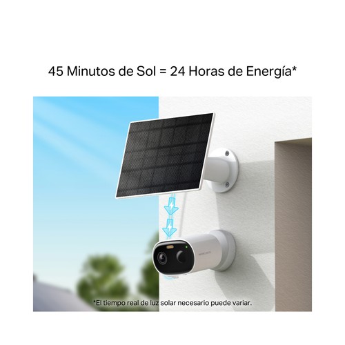 Kit de cámara de seguridad MERCUSYS MC410, alimentación solar