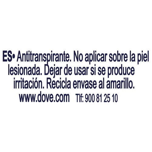 DOVE Advanced care invisible dry Desodorante roll on para mujer que no deja manchas en nuestra ropa 50 ml.