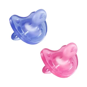 CHICCO Chupetes de silicona con tetinas anatómicas, para bebés de 6 a 16 meses CHICCO Physio soft 2 uds.
