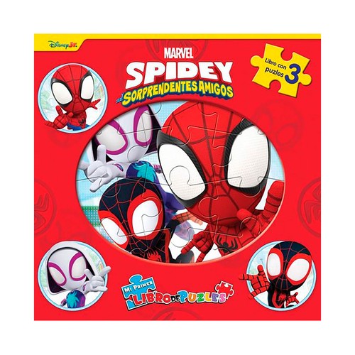 Marvel spidey (libro+3 puzzles), cuaderno de actividades. MARVEL