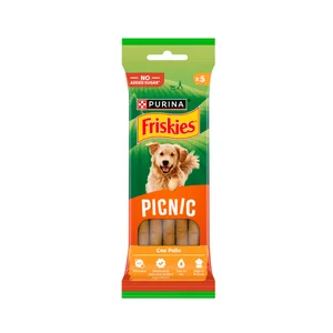 PURINA Friskies picnic Snacks para perros en bolsa 5 uds 42 g.
