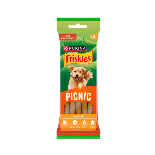 PURINA Friskies picnic Snacks para perros en bolsa 5 uds 42 g.