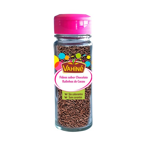 VAHINÉ Fideos sabor chocolate desgrasado sin colorantes 71 g.