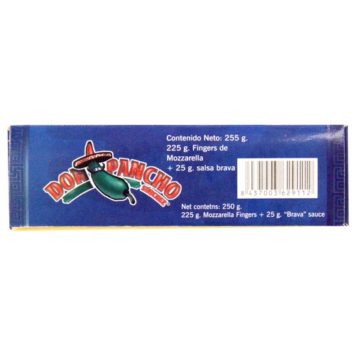 DON PANCHO Fingers de mozzarella (palitos de queso) 250 g.